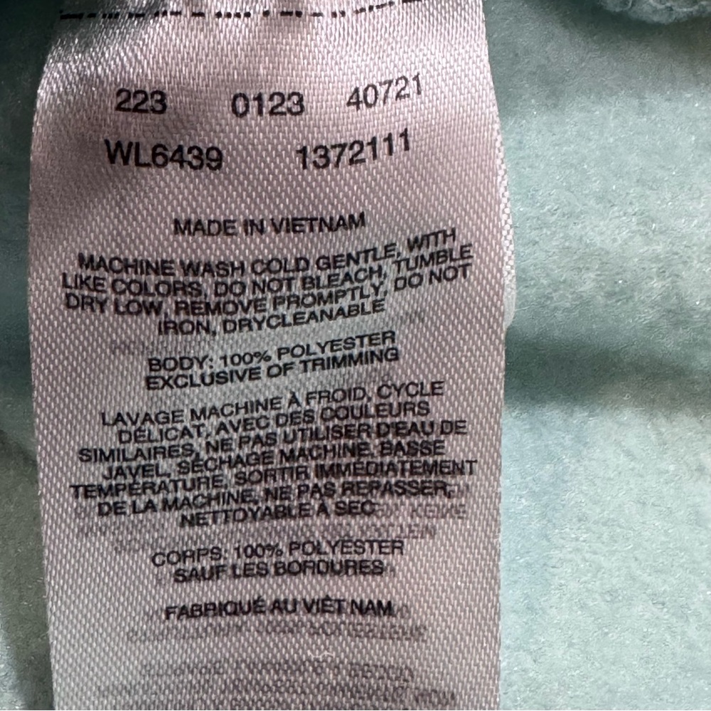 Columbia Women's Pale Blue Full-Zip Teddy Fleece Jacket - Picture 8 of 16